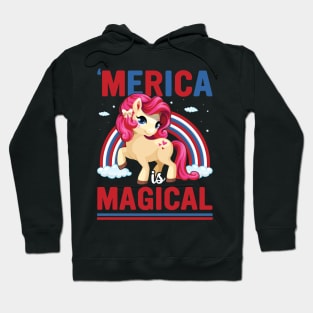 4th of July Unicorn Lovers Hoodie